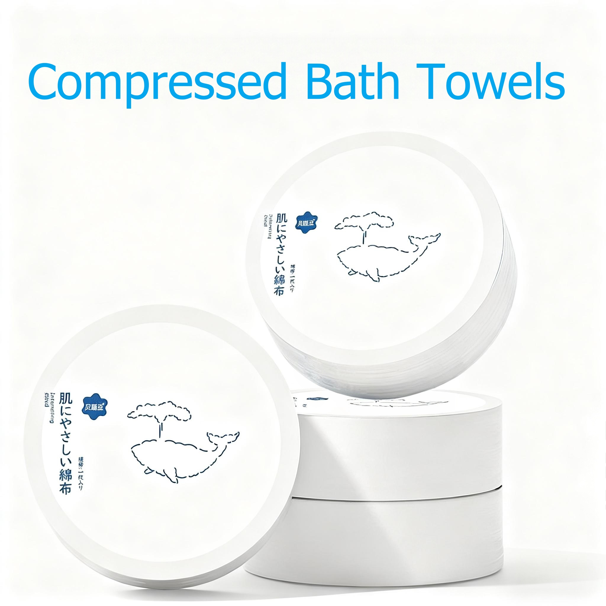 Spa Towel - 4pcs Disposable Bath Towels Large Portable