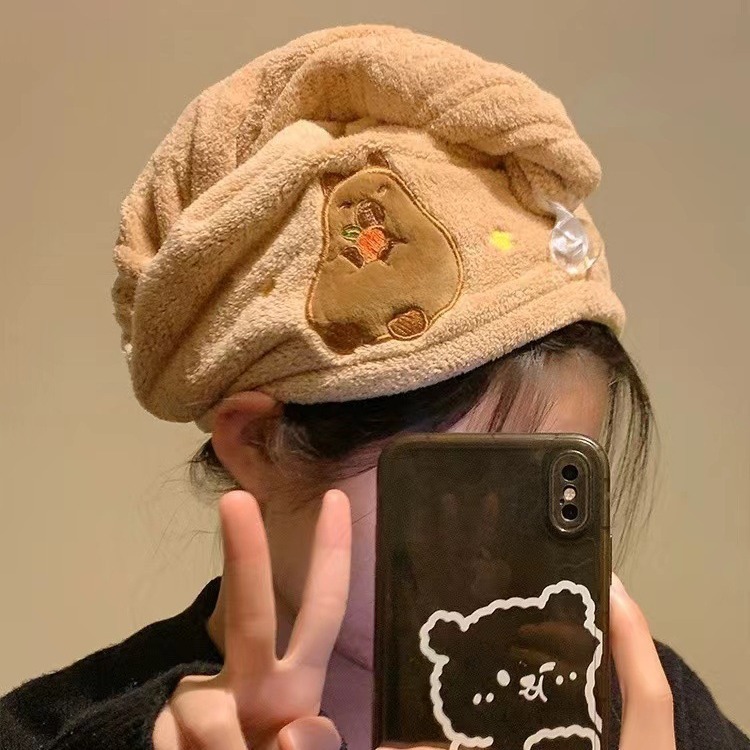 Capybara Design Coral Fleece H - Spa Towel ulasan dan harga