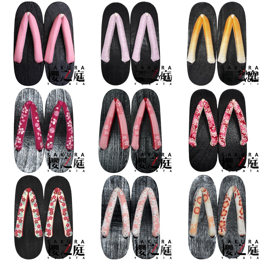 Sakura Yukata Wooden Sandals P - Bathrobe ulasan dan harga
