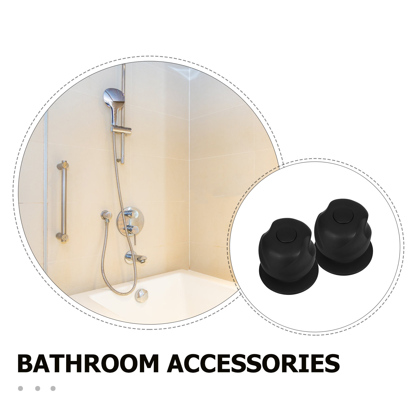 2Pcs Zinc Alloy Shower Faucet  - Hot Tub ulasan dan harga
