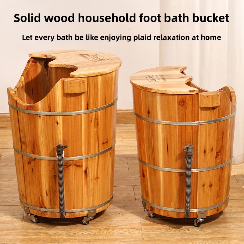 Solid Wood Foot Soak Tub Over  - Foot Spa ulasan dan harga