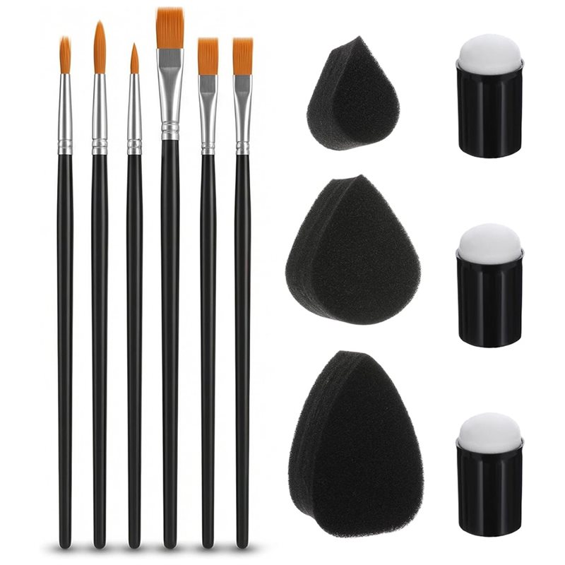 AB34-12Pcs Face Painting Brush - Body Brush ulasan dan harga