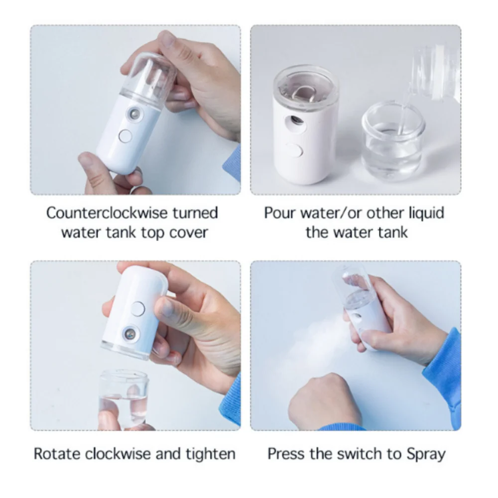 Portable Small Facial Steamer  - Face Steamer ulasan dan harga