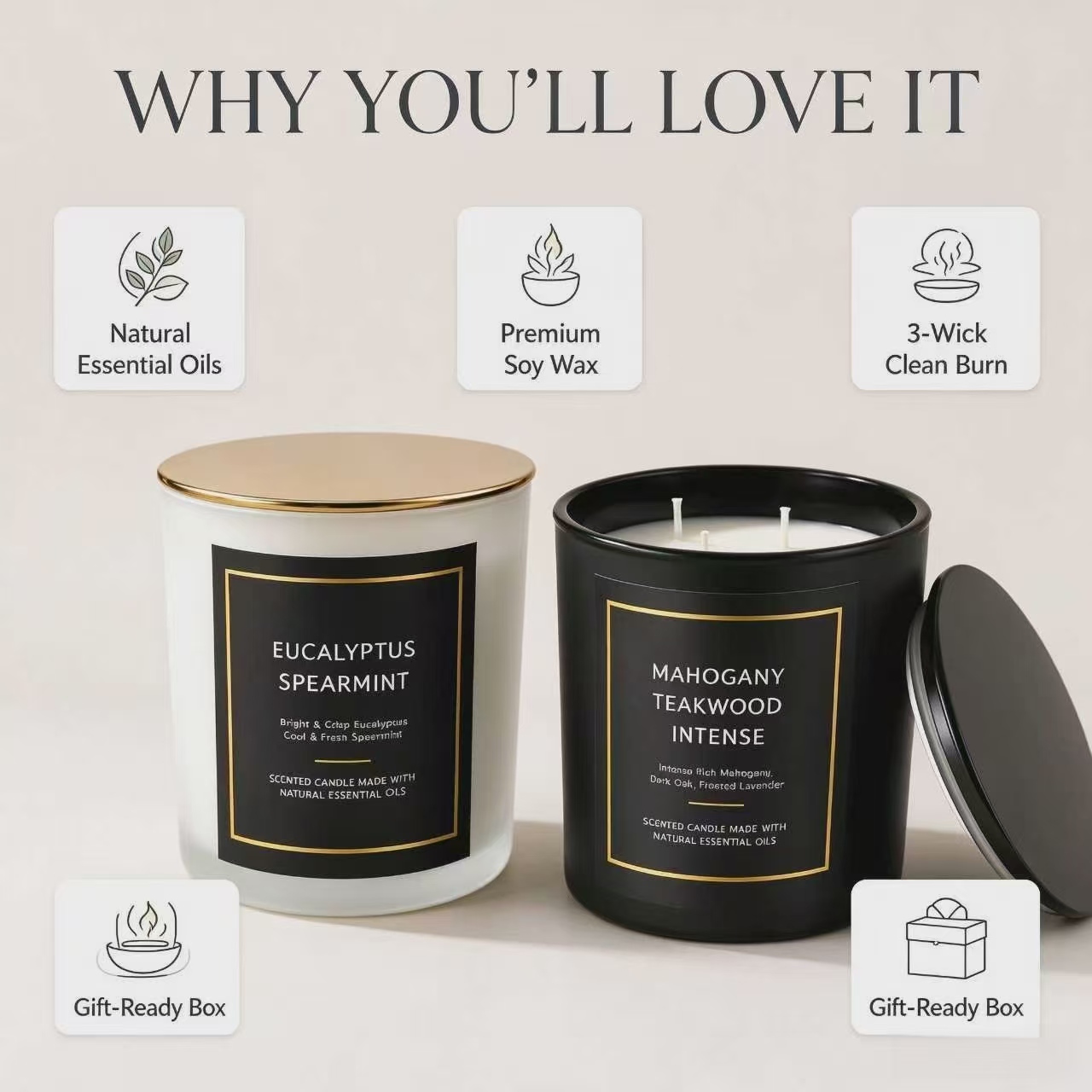 Scented Candles Romantic Air F - Aromatherapy Diffuser ulasan dan harga