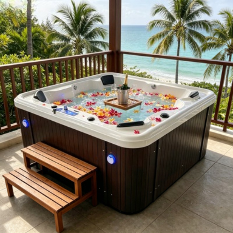 Acrylic Whirlpool Hot Tub Spa  - Hot Tub ulasan dan harga