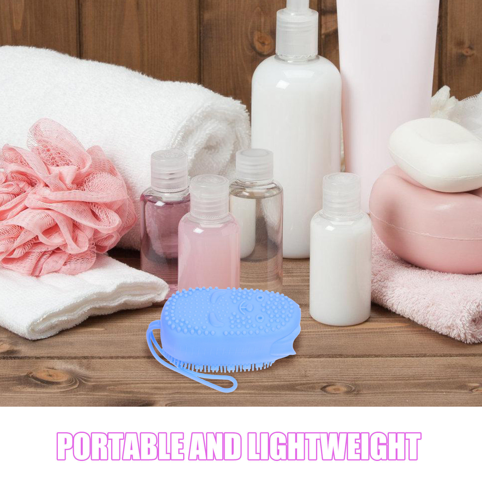 3Pcs Silicone Shower Brush Dua - Body Brush ulasan dan harga