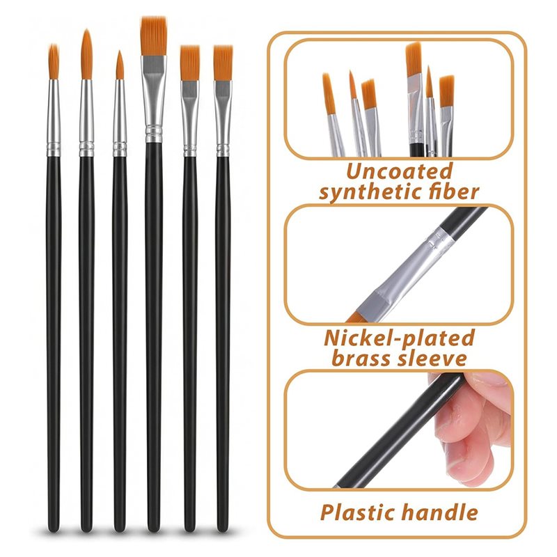 ABGH-12Pcs Face Painting Brush - Body Brush ulasan dan harga