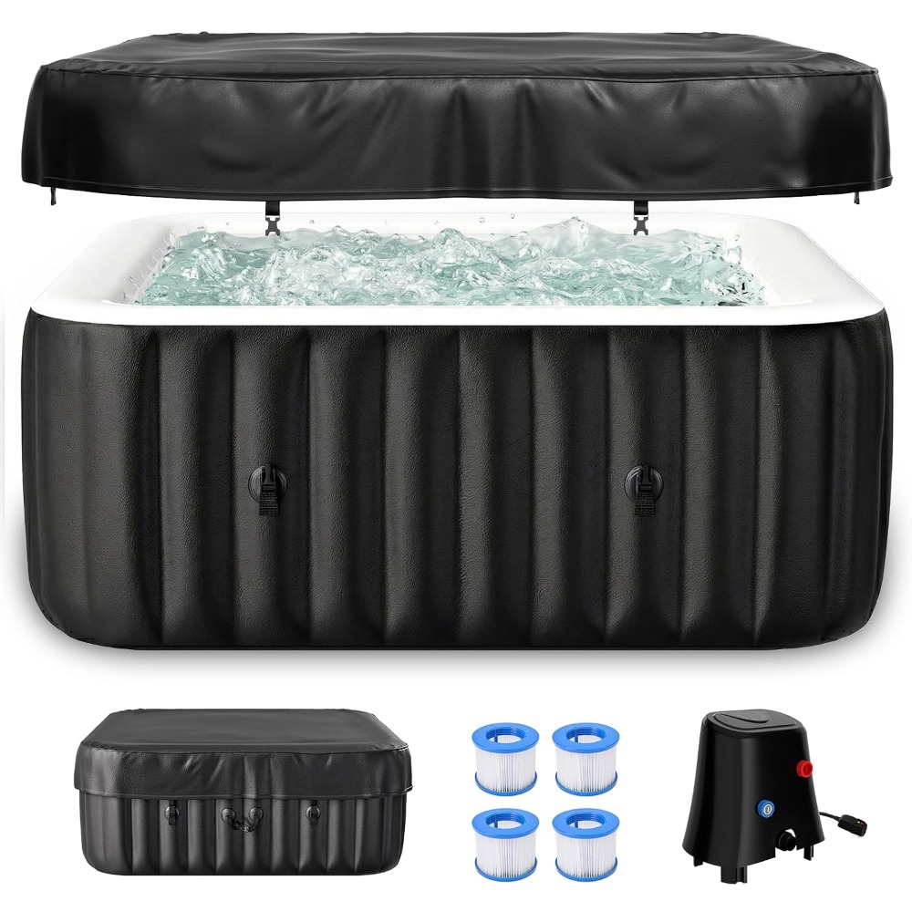 Square Inflatable Hot Tub 4-6  - Hot Tub ulasan dan harga